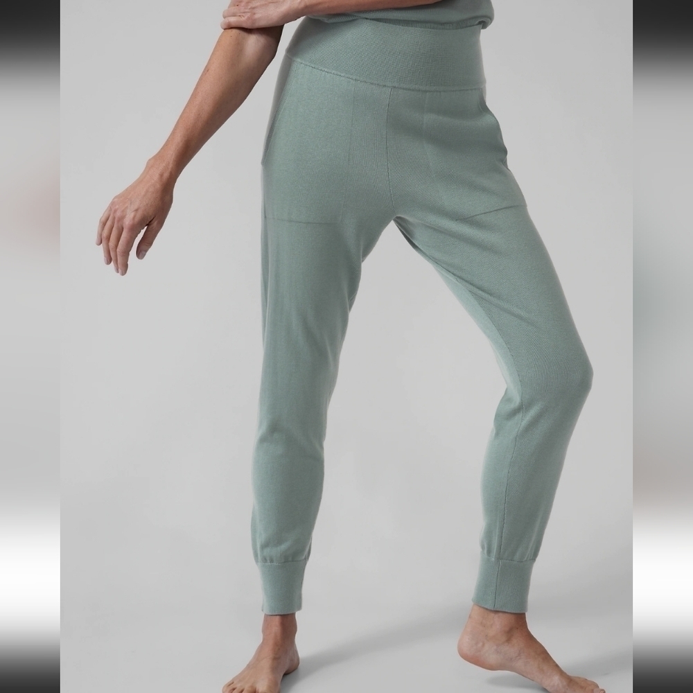 Athleta Daydream Sweater Sleep Jogger Minimalistic Grey - Size 2X